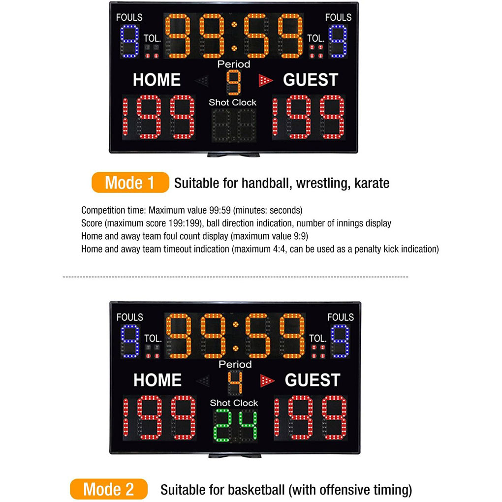 Digital Scoreboard Wall Hangin - Badminton Score ulasan dan harga