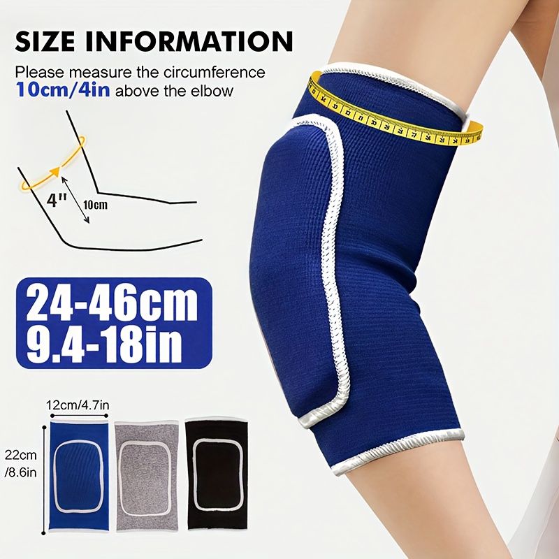 1pair Elastic Elbow Pads Thick - Knee Brace Badminton ulasan dan harga