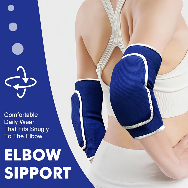 1pair Elastic Elbow Pads Thick - Knee Brace Badminton ulasan dan harga
